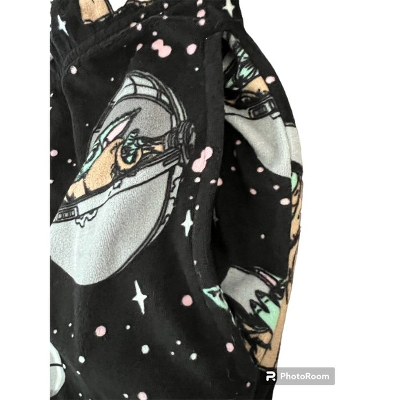 Star Wars Pajama Pants Womens XL Black Yoda All Over‎ Graphic Print Drawstring - Picture 4 of 8